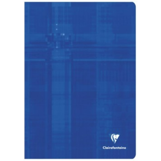 Cahier agrafé 10/10 -assortis- A4. 80 pages (21x29.7cm) CLAIREFONTAINE
