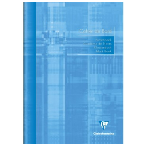 Cahier de bord pour enseignant -assortis- A4.  72 pages (21x29.7cm) CLAIREFONTAINE