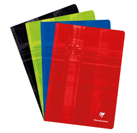 Cahier Agrafé Seyes 120P 8¼X11¾. Assortis CLAIREFONTAINE