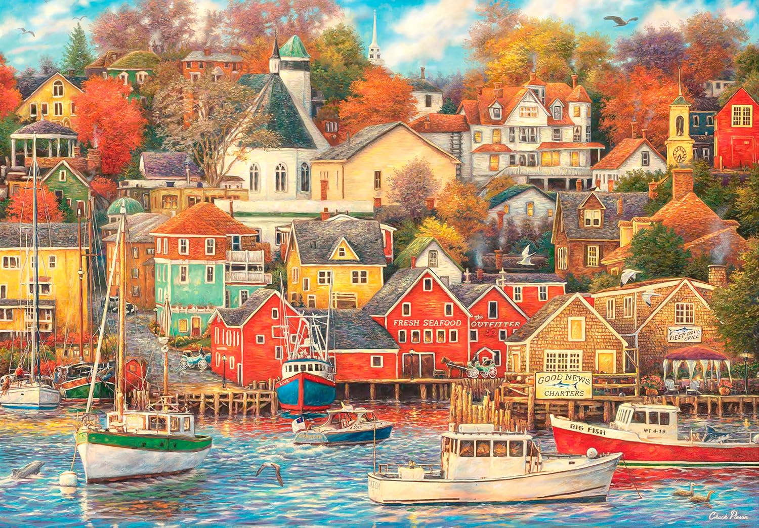 PZ1500: BONS TEMPS AU PORT CLEMENTONI PUZZLES
