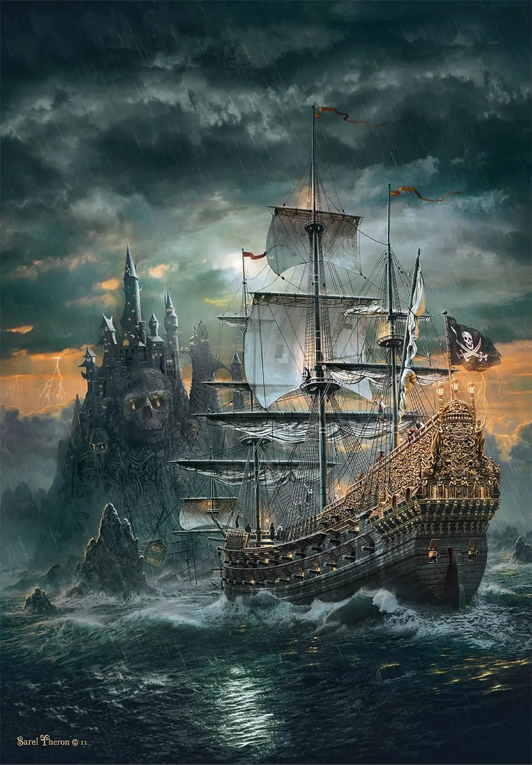 PZ1500: LE BATEAU PIRATE CLEMENTONI PUZZLES