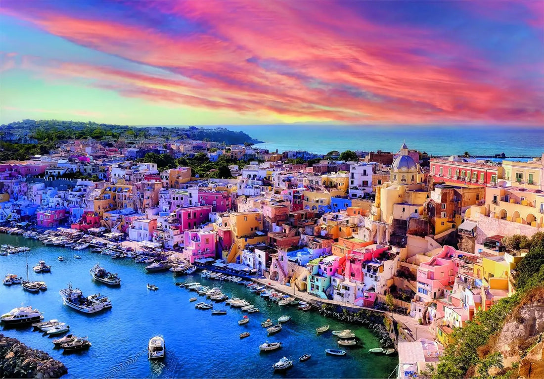 PZ1500: L'ÎLE PITTORESQUE PROCIDA CLEMENTONI PUZZLES