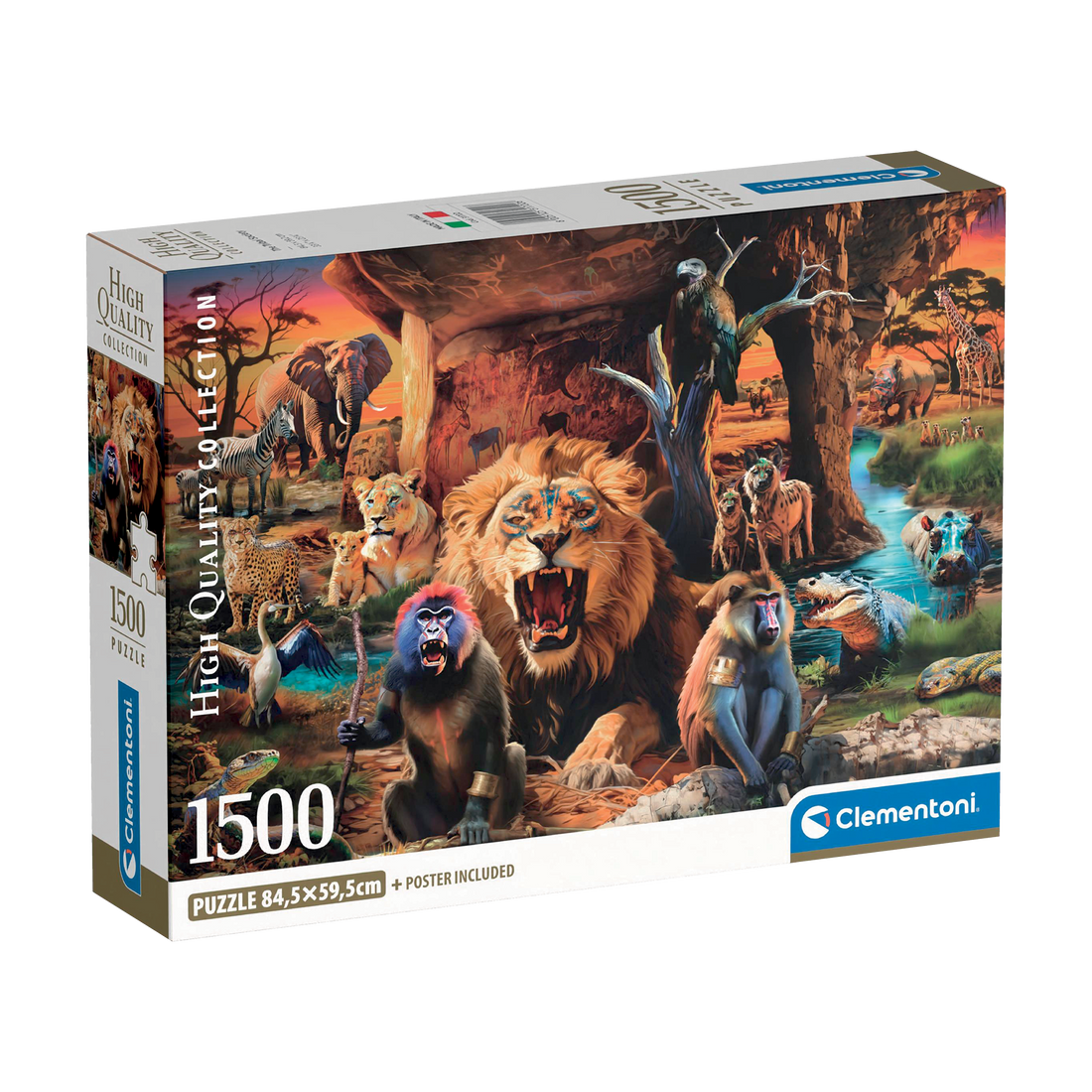 PZ1500: LA SOCIÉTÉ TRIBALE CLEMENTONI PUZZLES