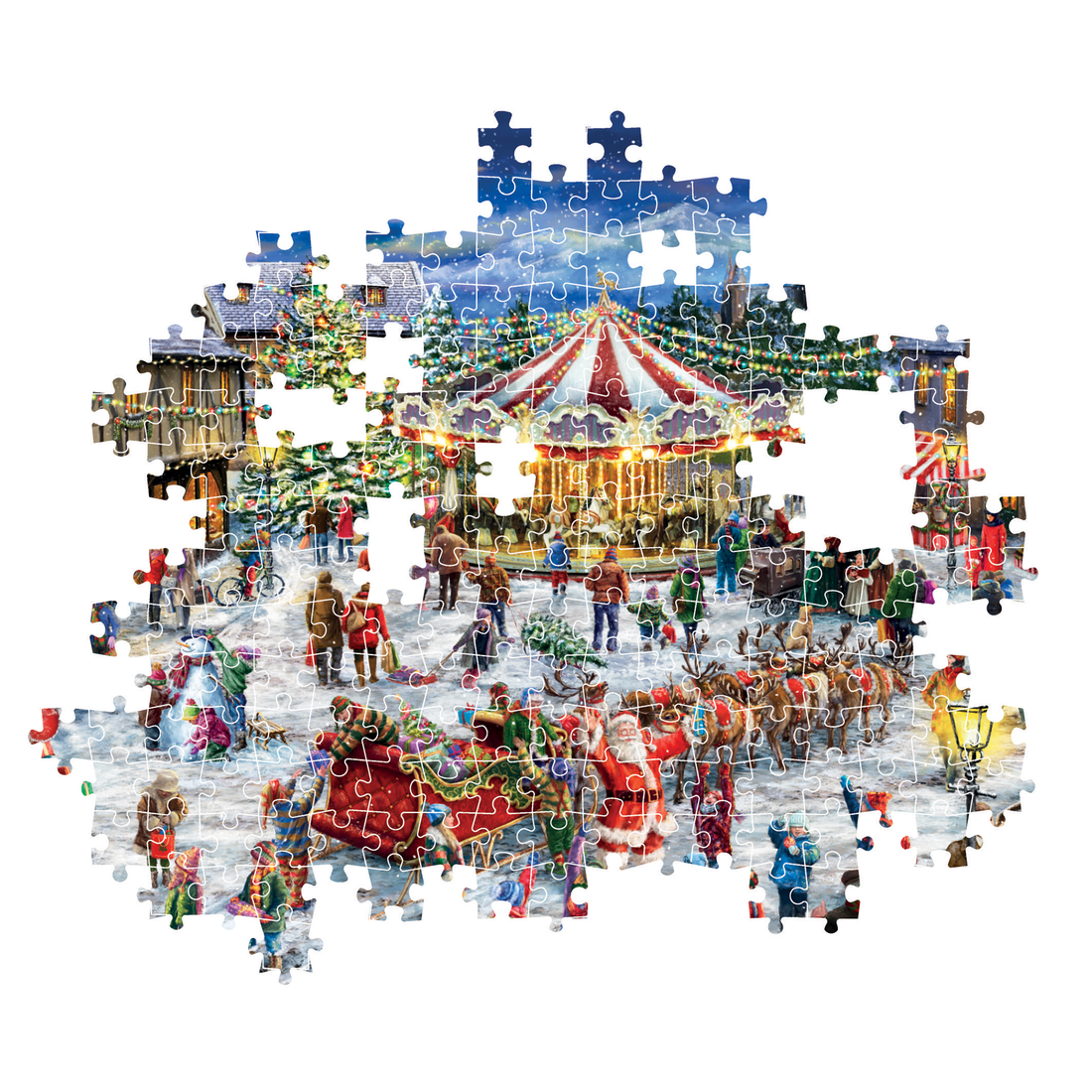 PZ1500: LA FOIRE DE NOËL CLEMENTONI PUZZLES