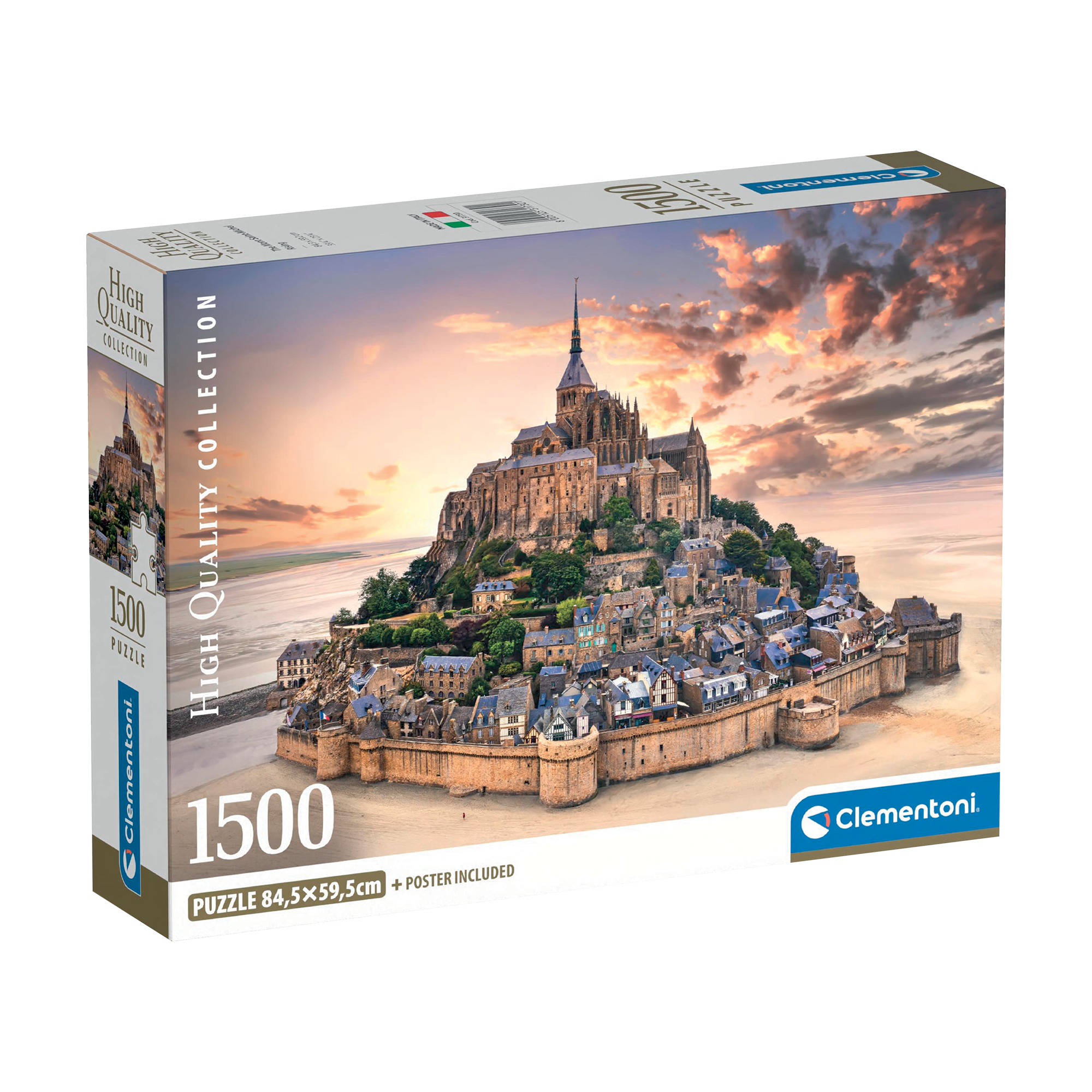 PZ1500: LEVER DU MONT SAINT-MICHEL CLEMENTONI PUZZLES