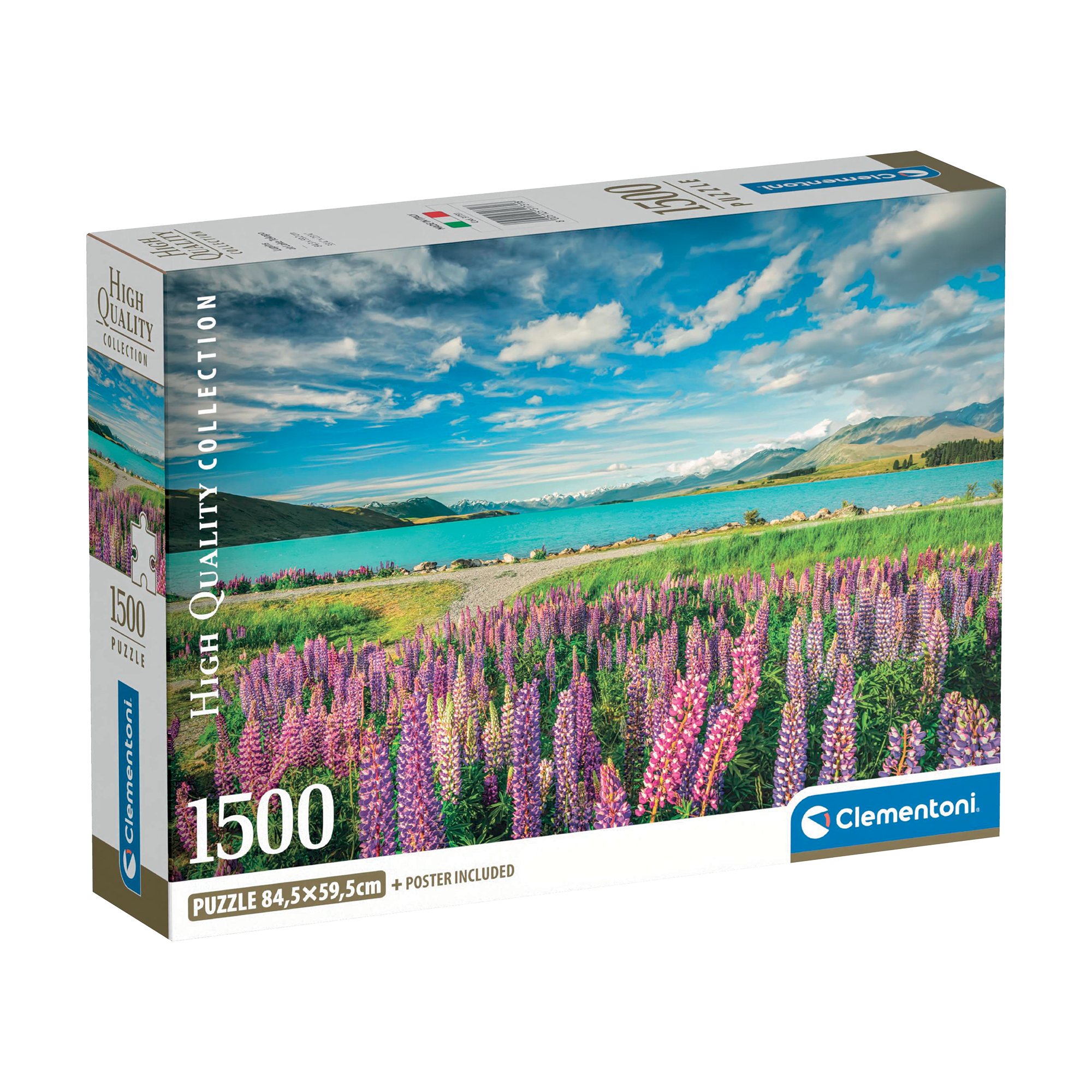 PZ1500: LUPINS AU LAC TEKAPO CLEMENTONI PUZZLES