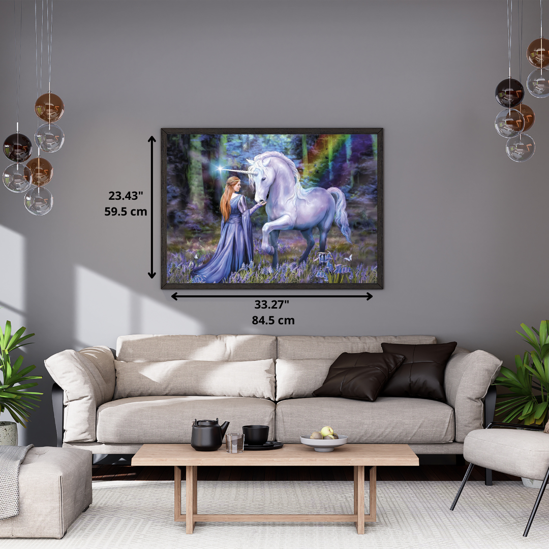 PZ1500: ANNE STOKES: BOIS DE BLUEBELL CLEMENTONI PUZZLES