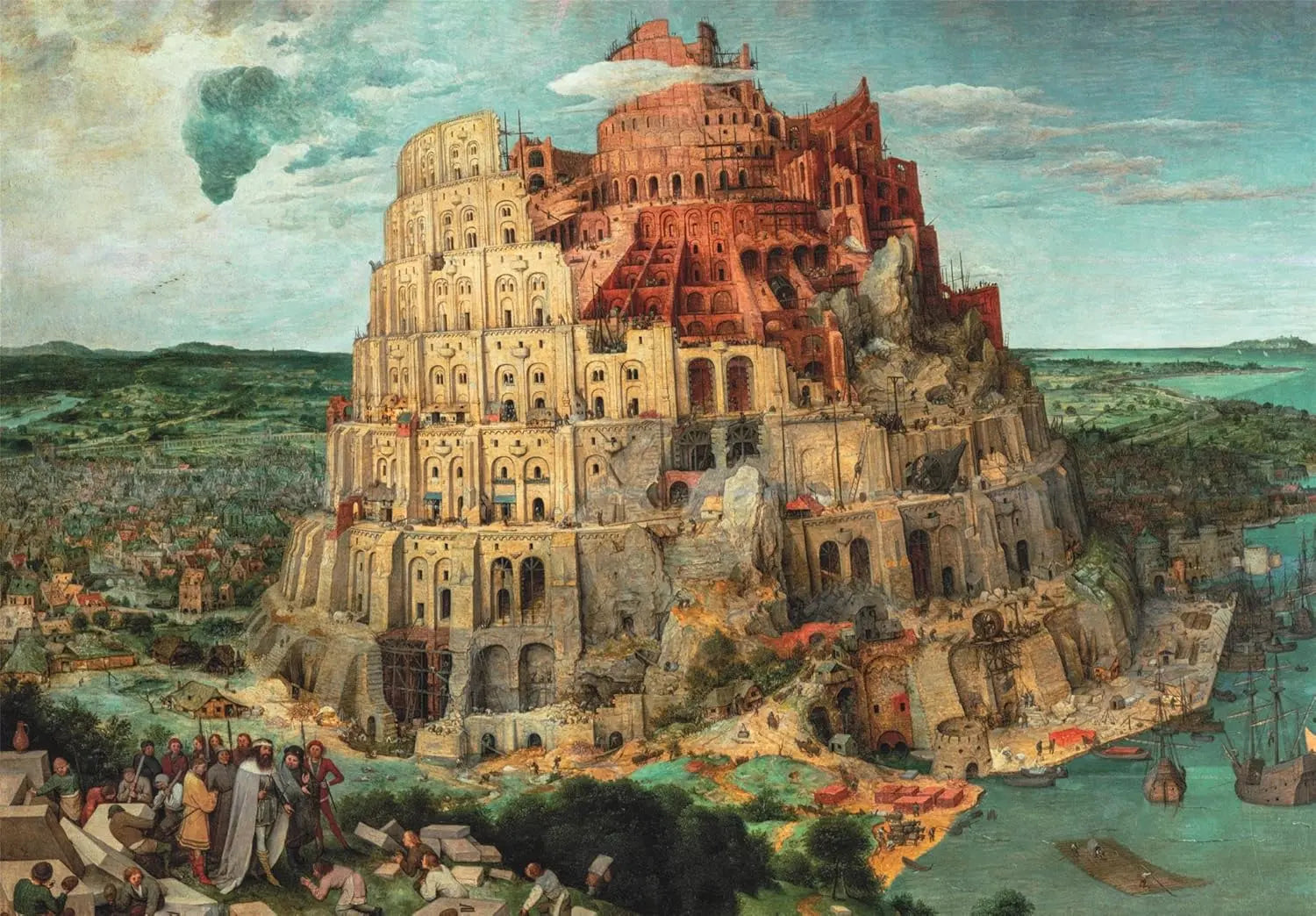 PZ1500: MUSEUM: LA TOUR DE BABEL - BRUEGEL CLEMENTONI PUZZLES