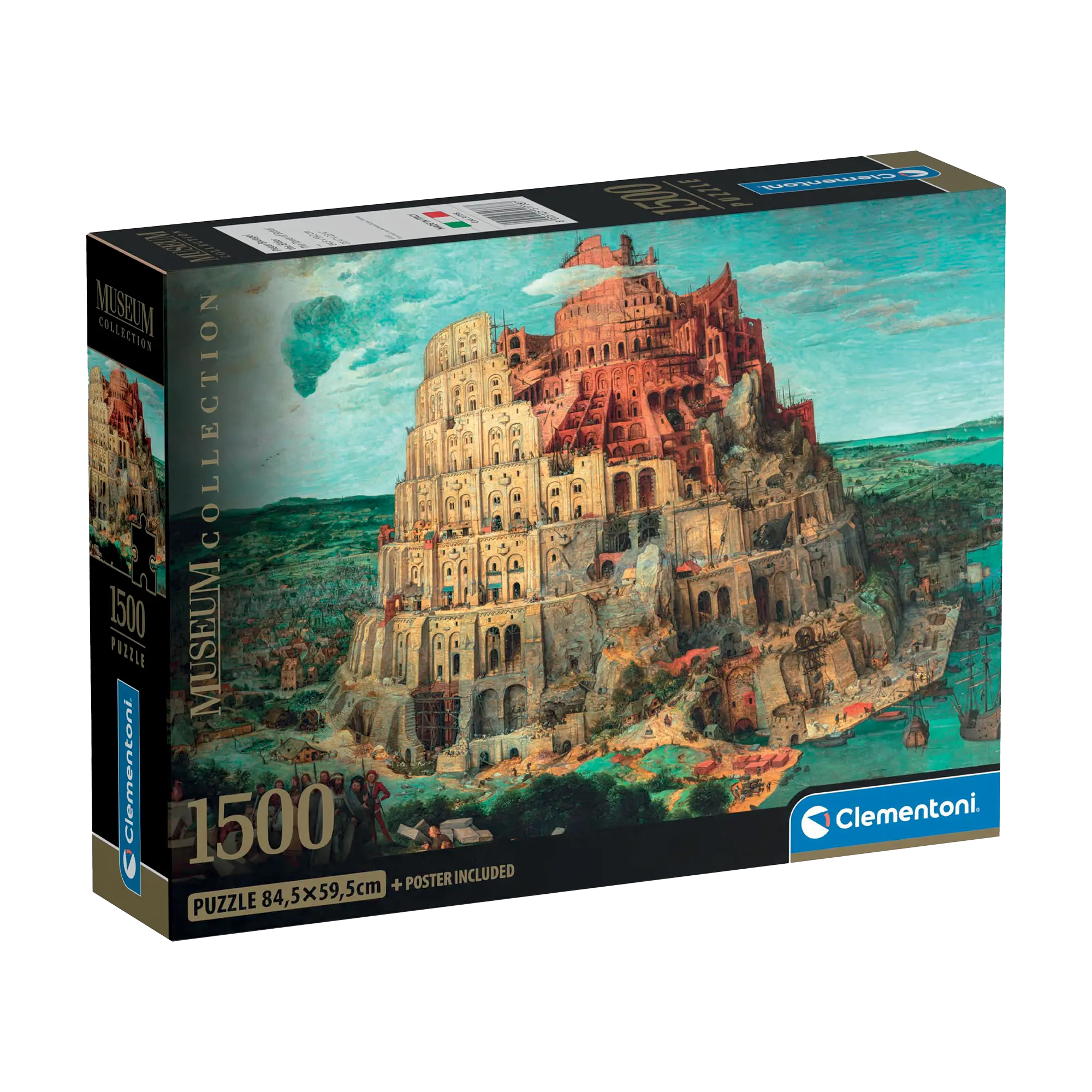 PZ1500: MUSEUM: LA TOUR DE BABEL - BRUEGEL CLEMENTONI PUZZLES