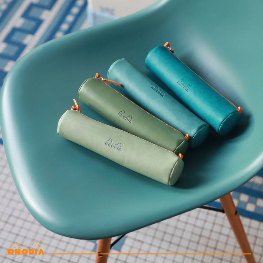 Rhodiarama Trousse Ronde -   Vert Anis RHODIA