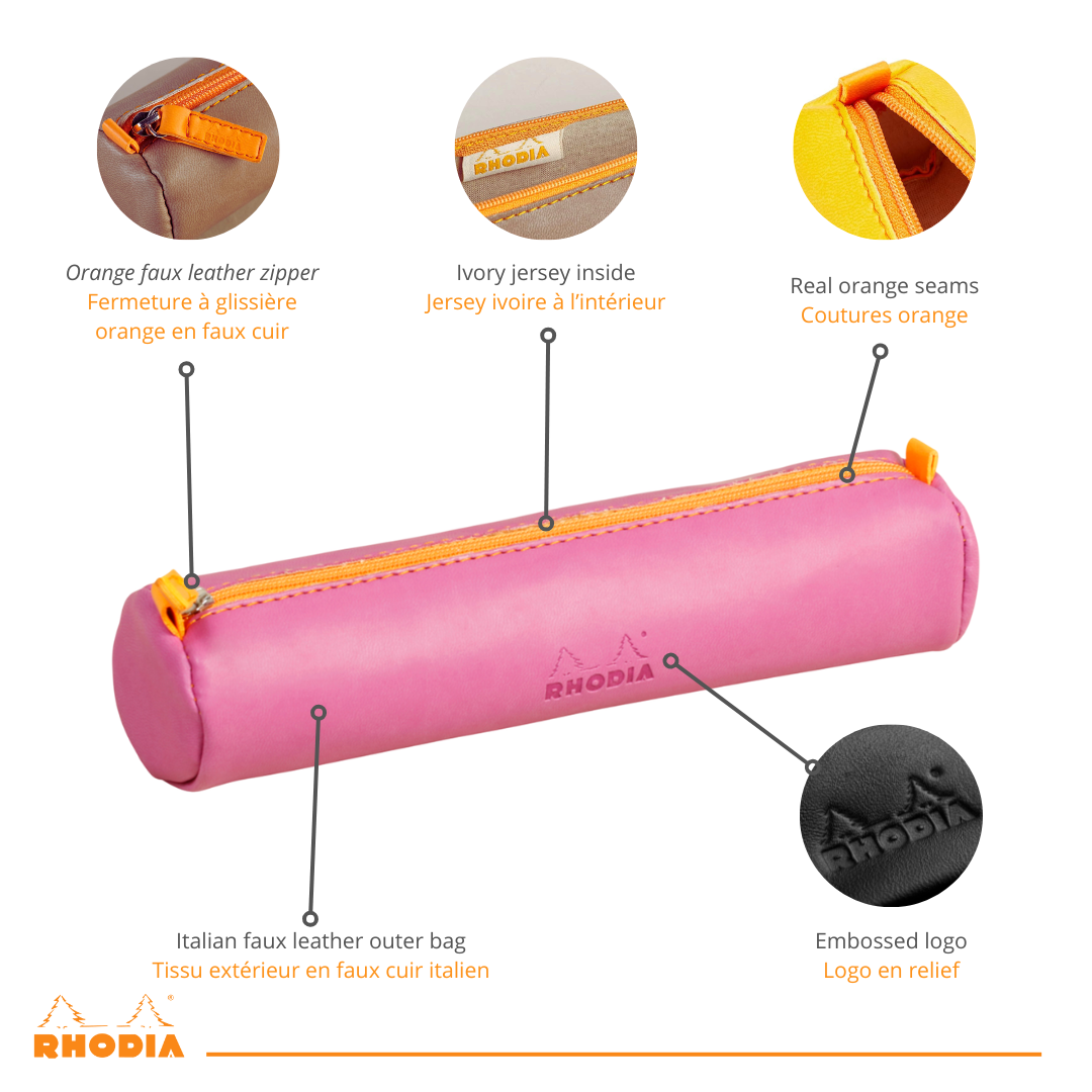 Rhodiarama Trousse Ronde -   Lilas RHODIA