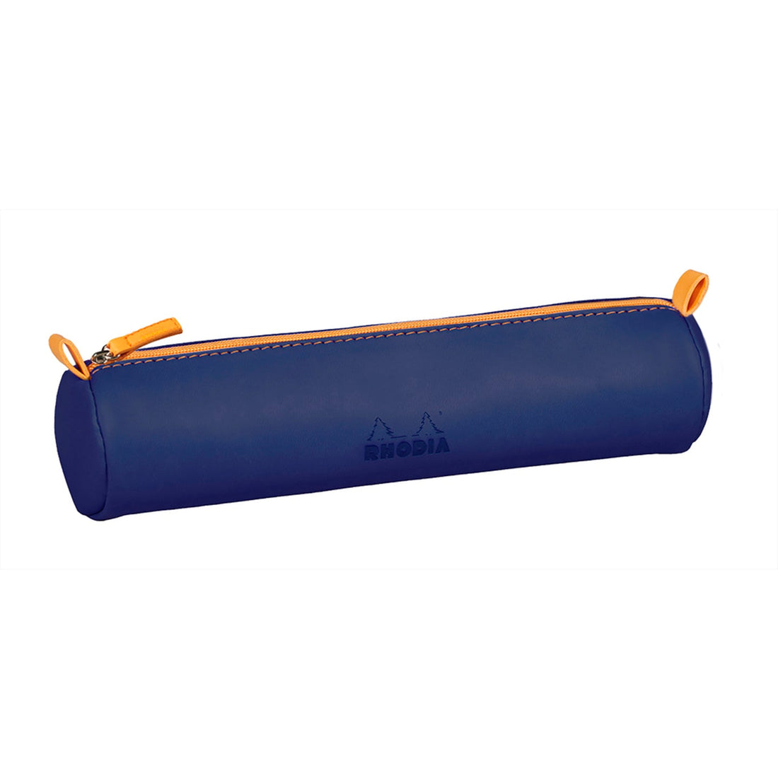 Rhodiarama Trousse Ronde -   Similicuir Italien-Minuit RHODIA