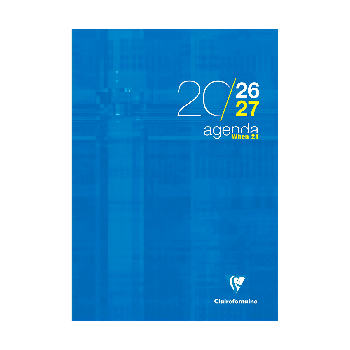 Agenda scolaire when 21 agrafé -assortis- A4. 112 pages (21x29.7cm) - CLAIREFONTAINE