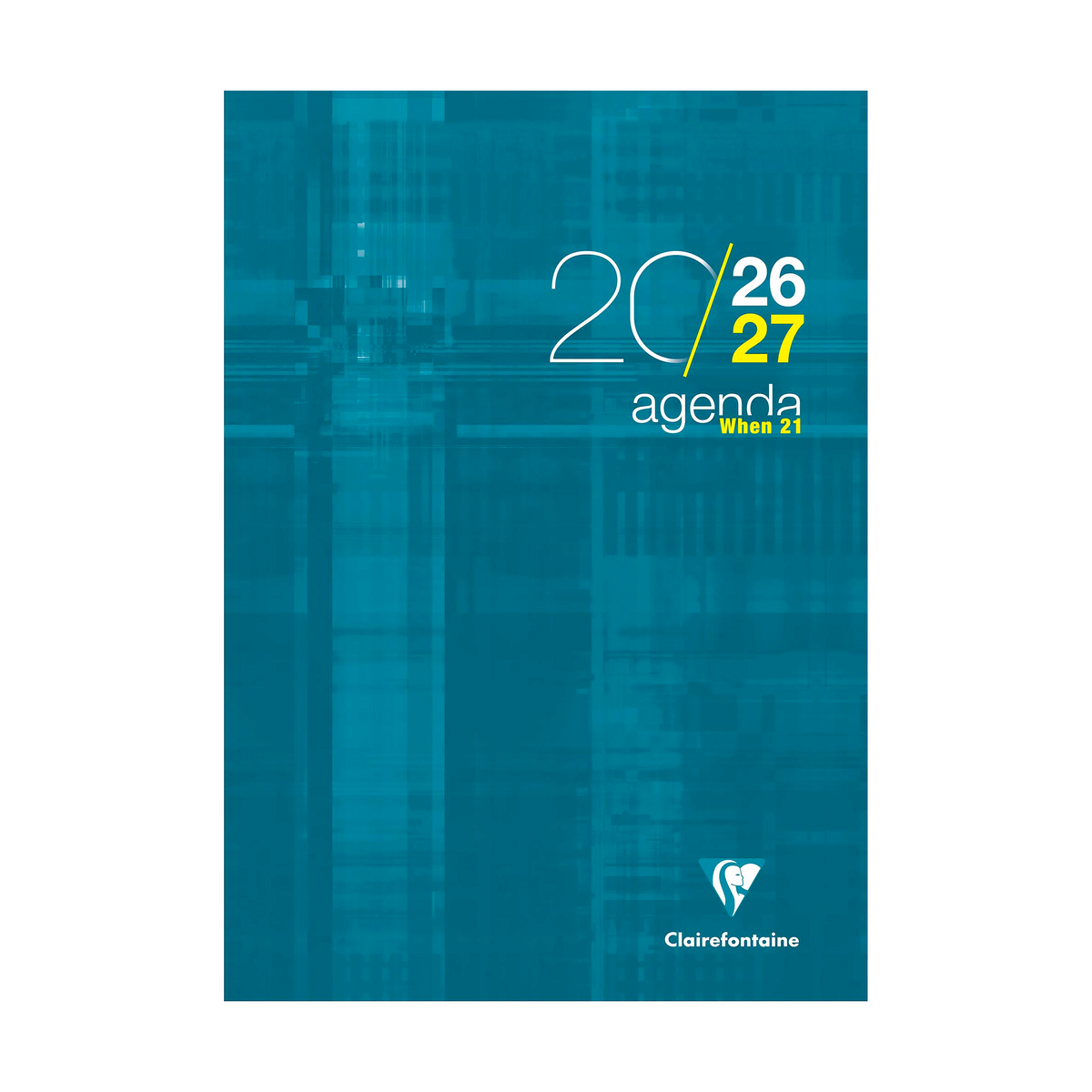 Agenda scolaire when 21 agrafé -assortis- A4. 112 pages (21x29.7cm) - CLAIREFONTAINE