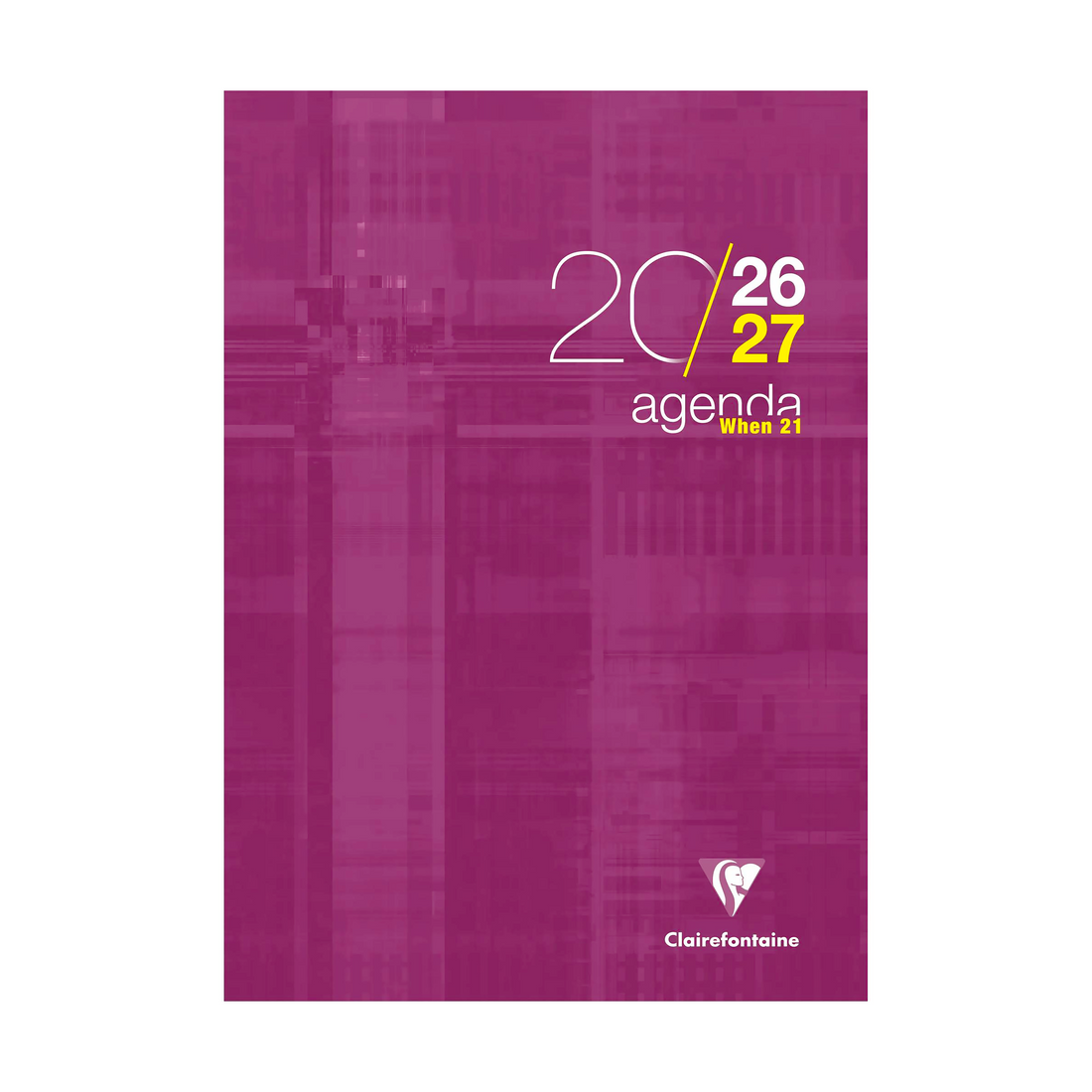 Agenda scolaire when 21 agrafé -assortis- A4. 112 pages (21x29.7cm) - CLAIREFONTAINE