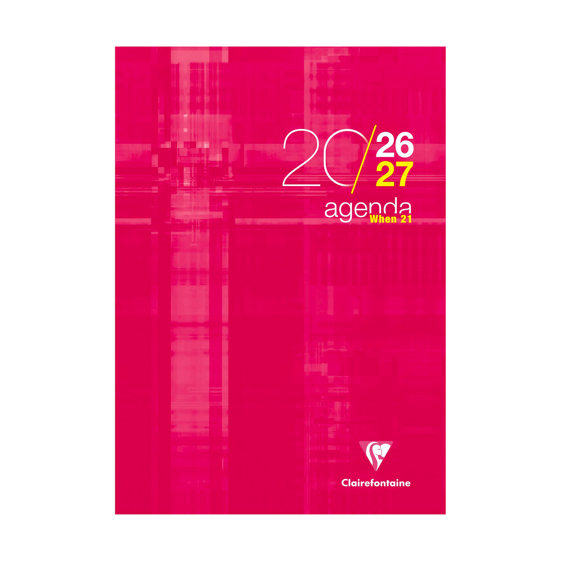 Agenda scolaire when 21 agrafé -assortis- A4. 112 pages (21x29.7cm) - CLAIREFONTAINE