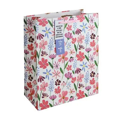 Sac Large Nostalgique Floral, 26,5X14X33Cm CLAIREFONTAINE