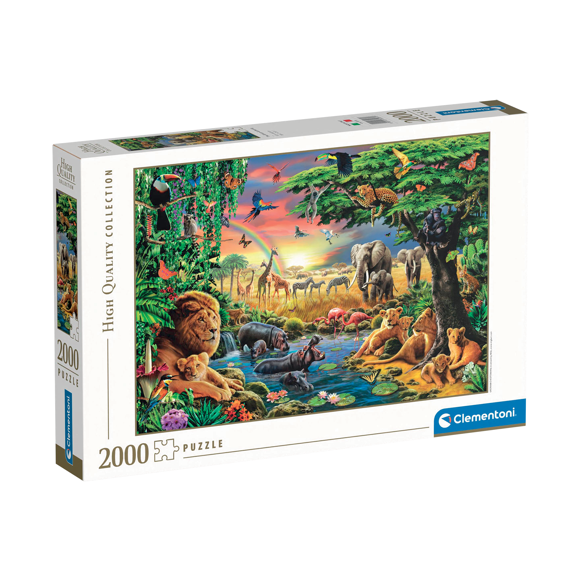 PZ2000: LE RASSEMBLEMENT AFRICAIN CLEMENTONI PUZZLES