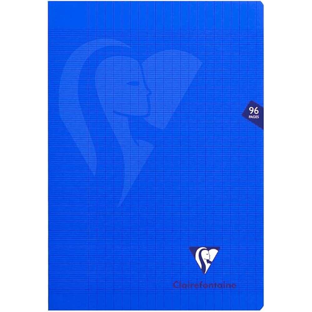 Mimesys Staplebound Seyes 96P 8¾X11¾ Bleu Marine CLAIREFONTAINE