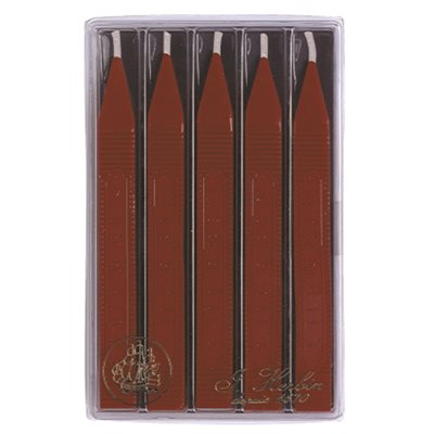 Cire préféréé 5 batons + Mèche Rouge J.HERBIN