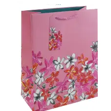 Grand Sac:  Fleurs26,5X14X33 Cm CLAIREFONTAINE