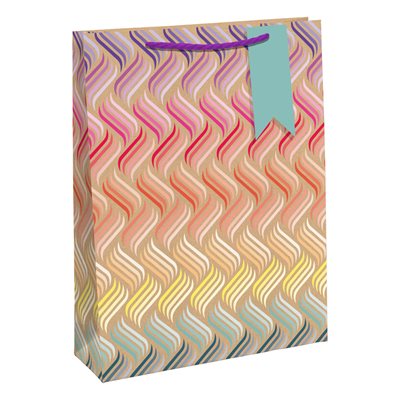 Sac-Grand:  Vagues Fluo  26,5X14X33 Cm CLAIREFONTAINE