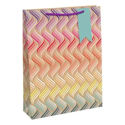 Grand Sac:  Vagues Fluo  26,5X14X33 Cm CLAIREFONTAINE