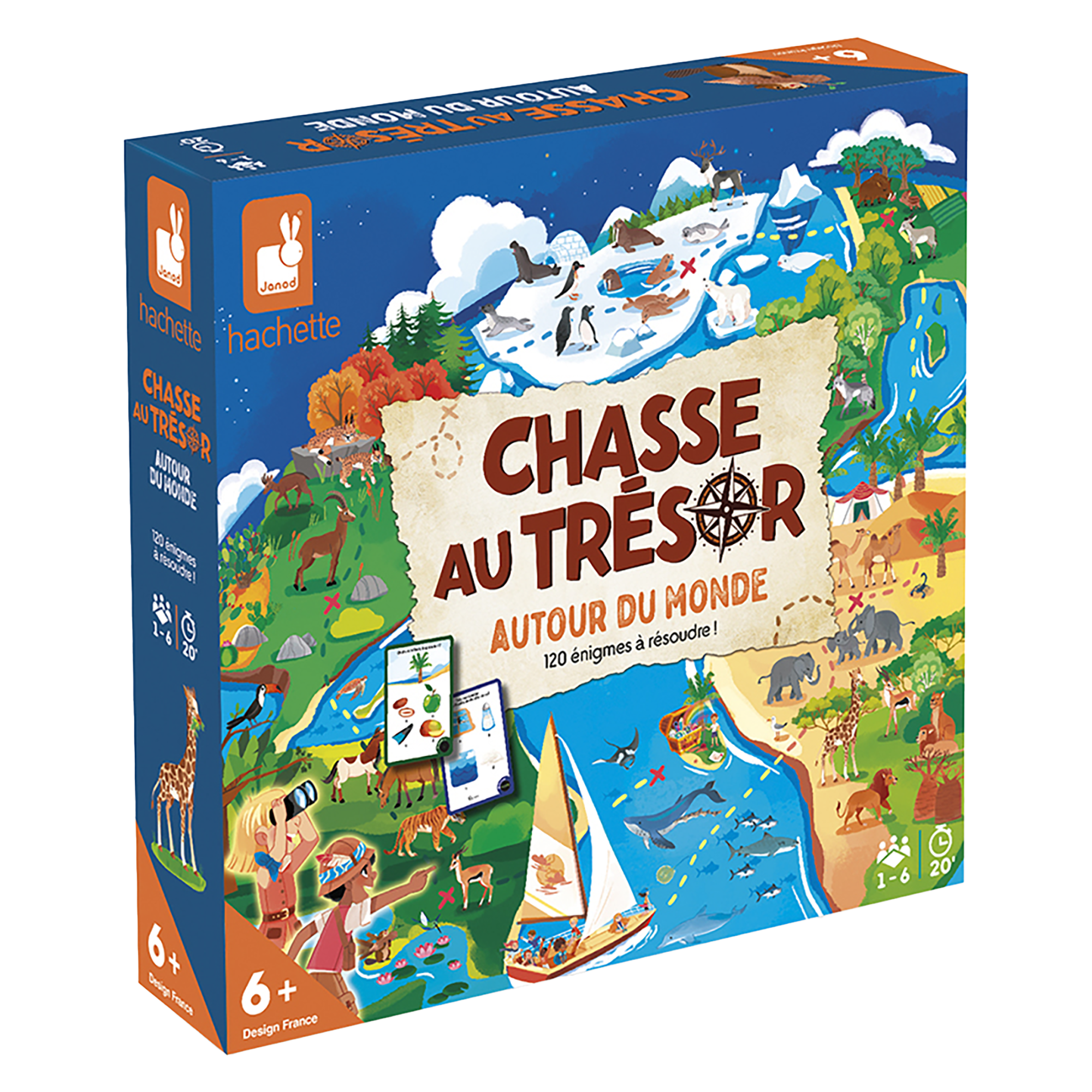 CHASSE AU TRÉSOR AUTOUR DU MONDE JANOD