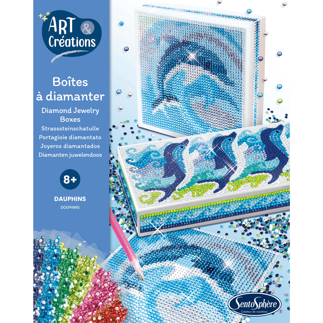 BOÎTES À DIAMANTER - DAUPHINS SENTOSPHERE