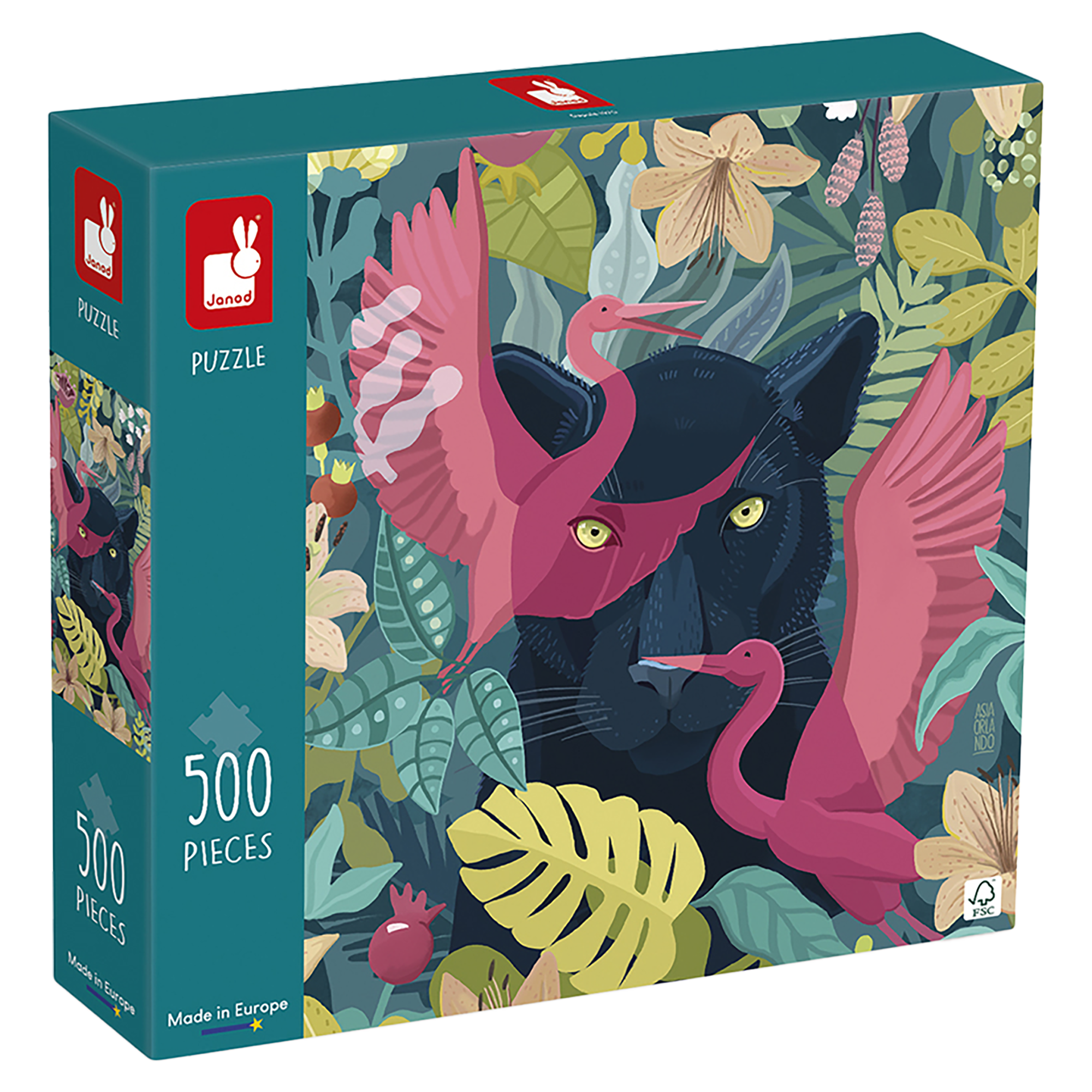 PZ500: PANTHÈRE MYSTIQUE JANOD PUZZLES