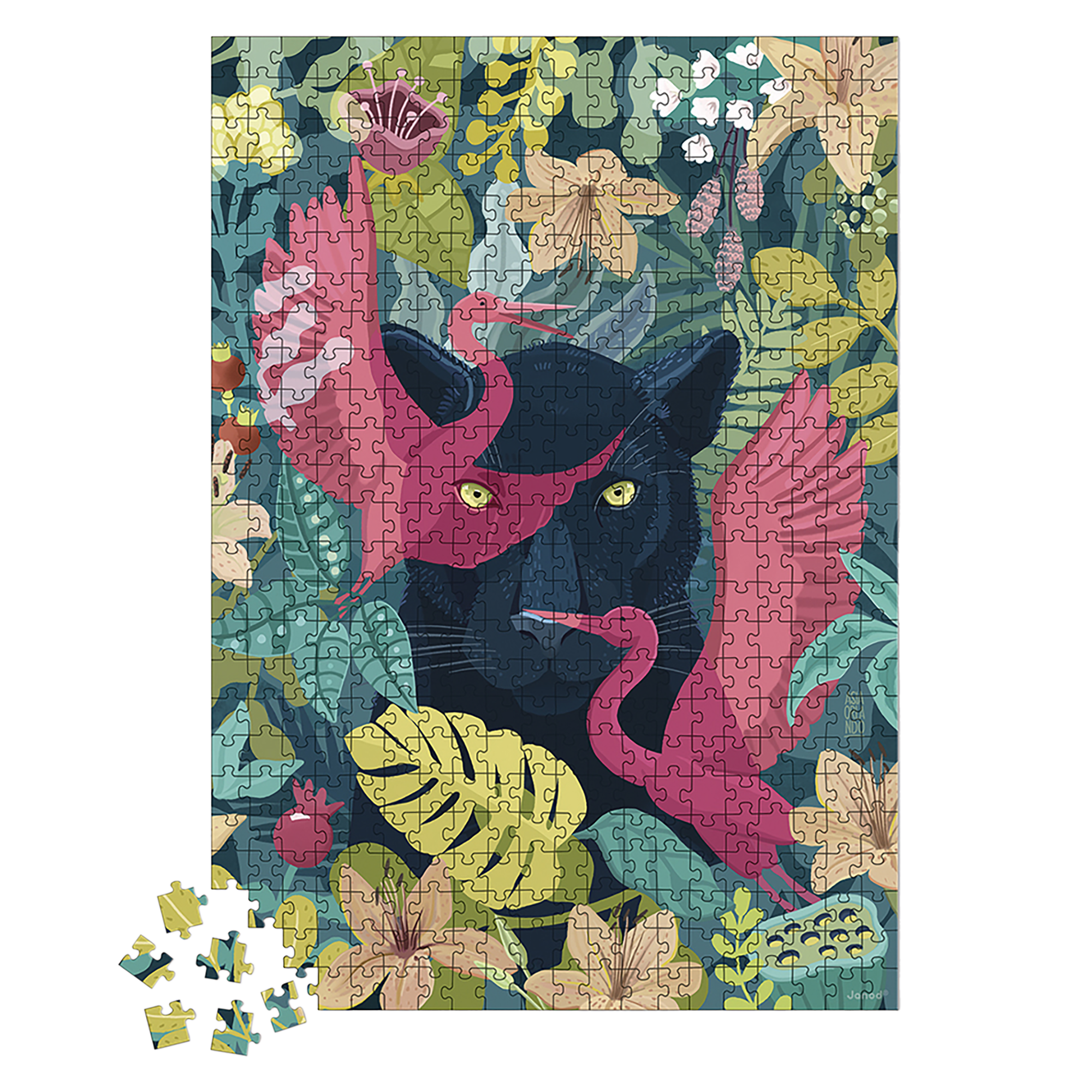 PZ500: PANTHÈRE MYSTIQUE JANOD PUZZLES