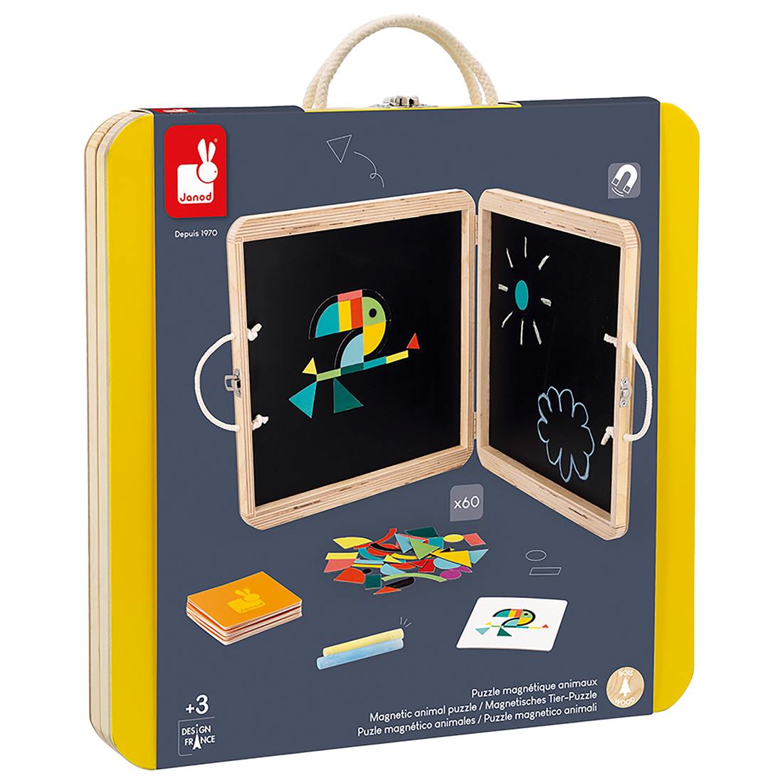 CASSE-TÊTE MAGNETIQUE ANIMAUX JANOD