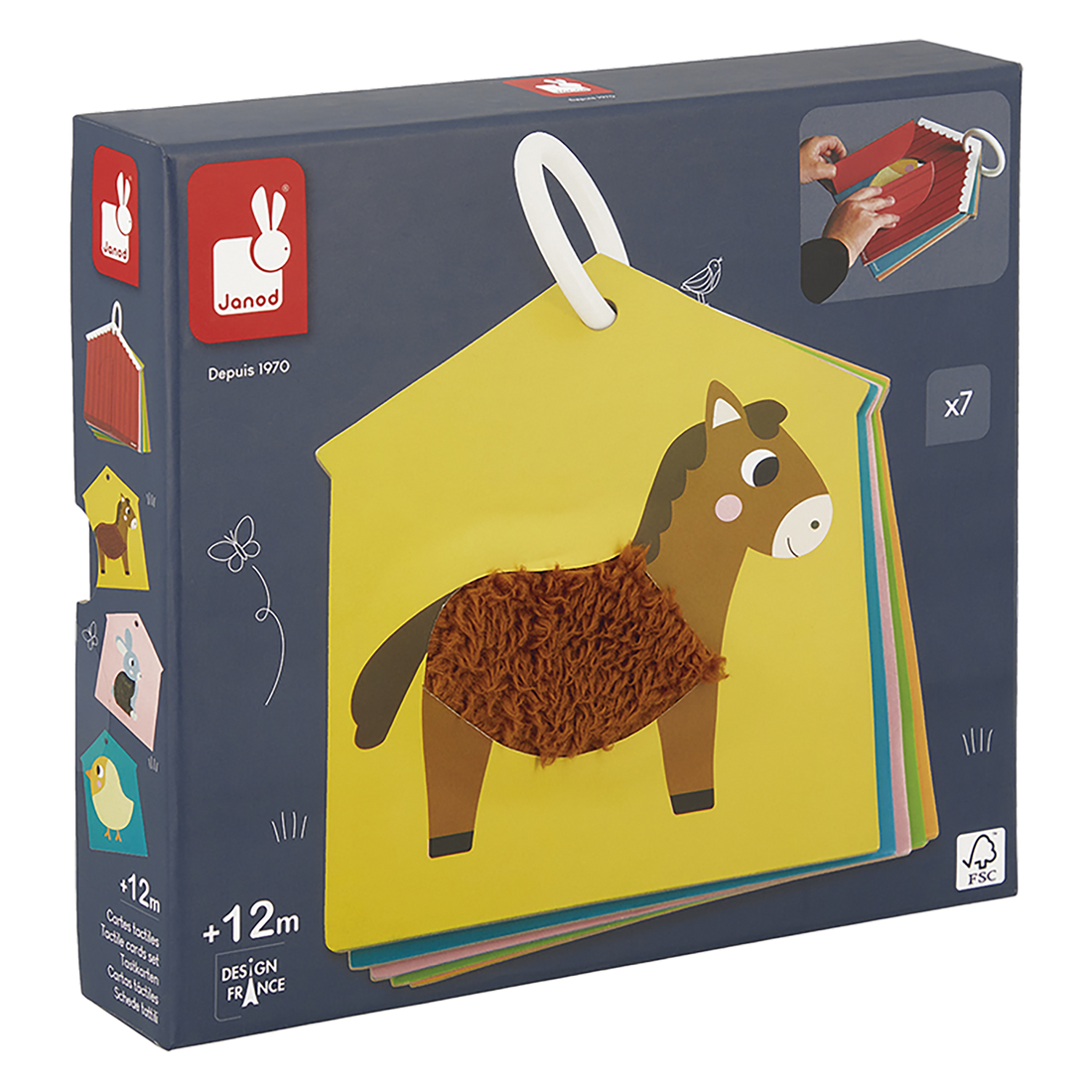 ENSEMBLE DE CARTES TACTILES - FERME JANOD
