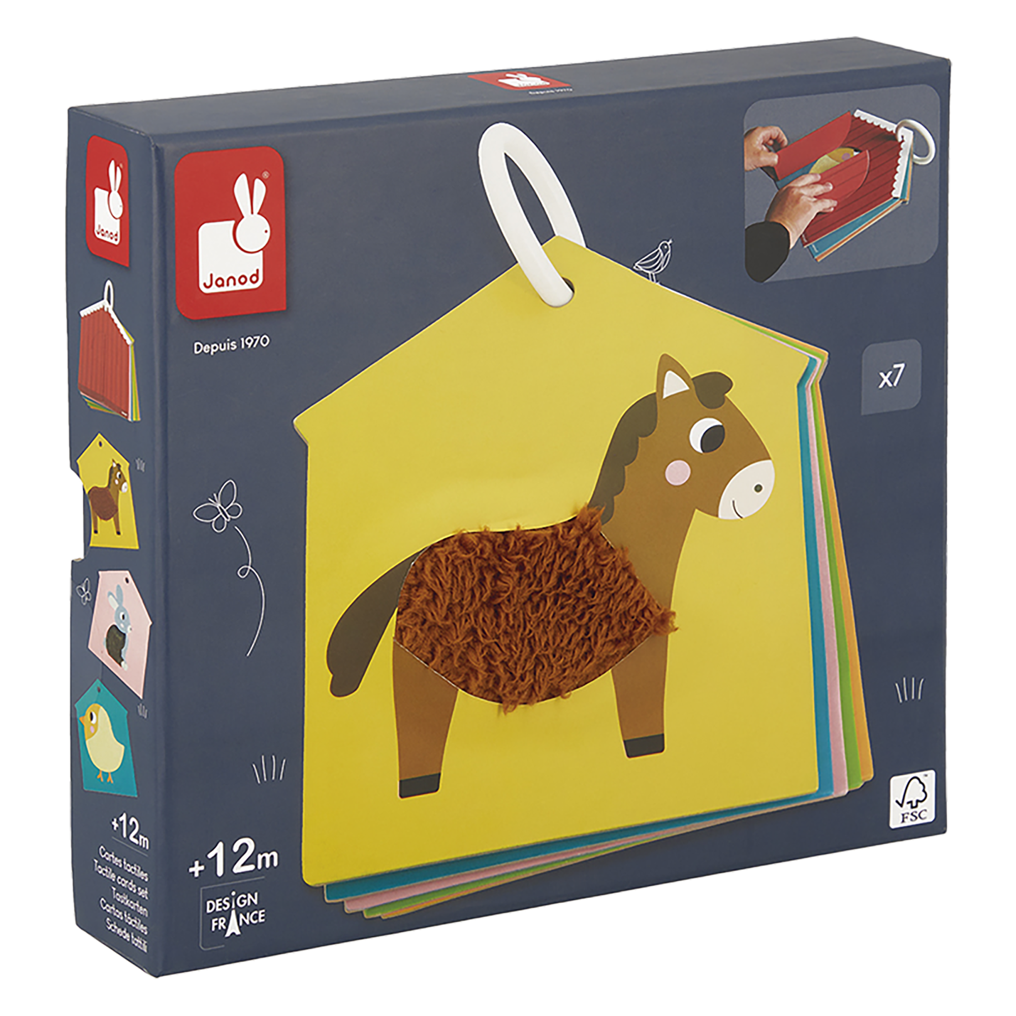 ENSEMBLE DE CARTES TACTILES - FERME JANOD