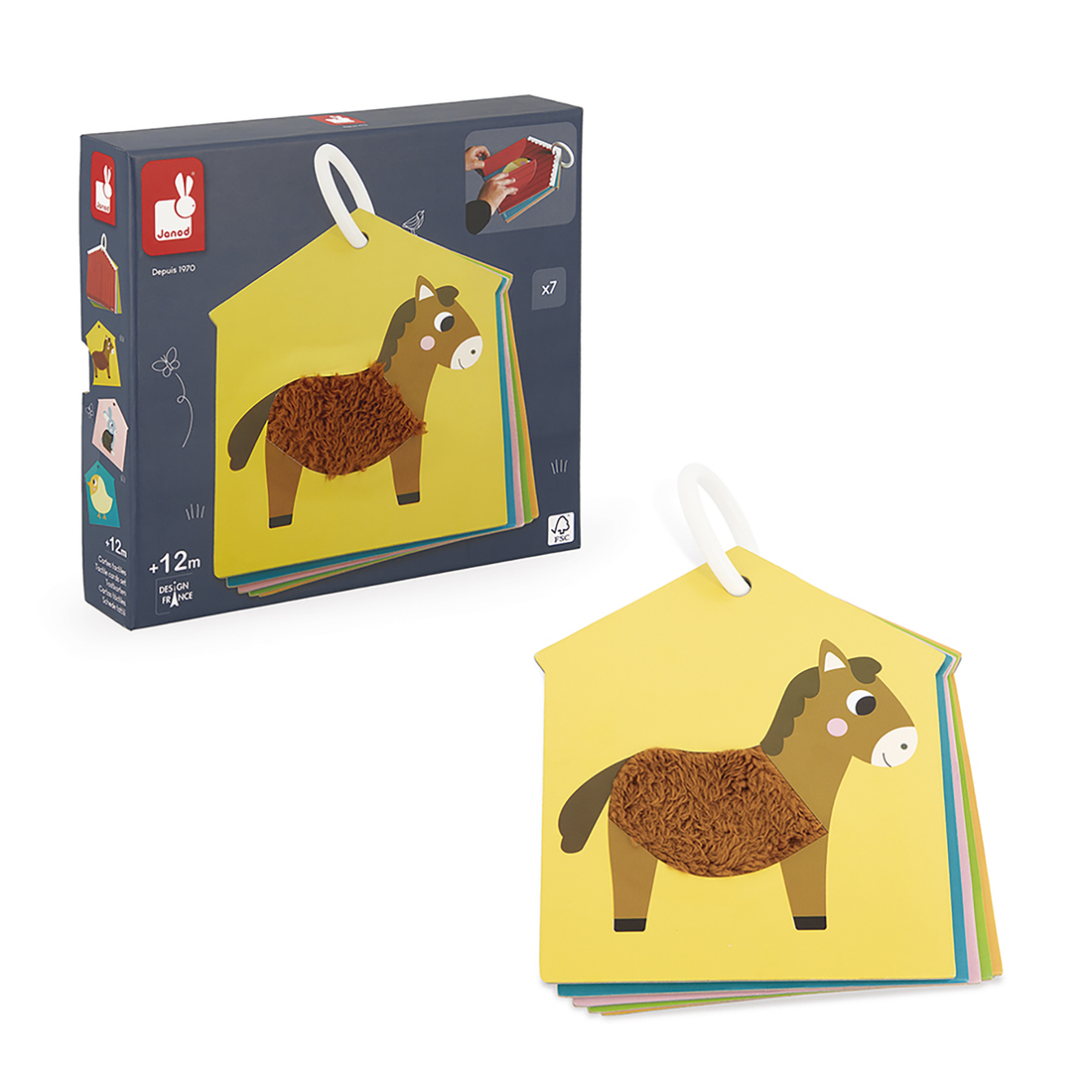 ENSEMBLE DE CARTES TACTILES - FERME JANOD