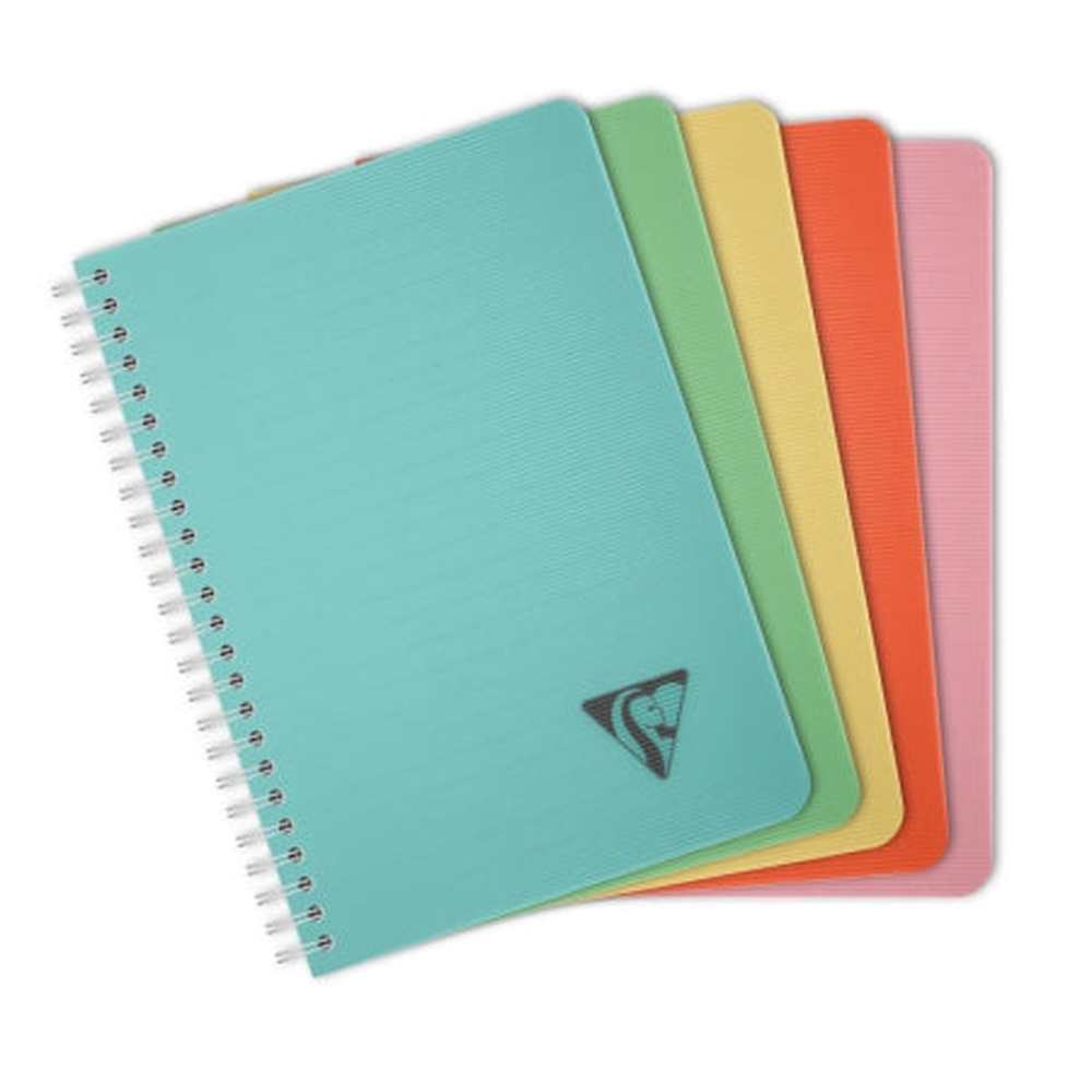 Linicolor ess. cahier reliure intégrale ligné -assortis- A5. 180 pages (14x21cm) CLAIREFONTAINE