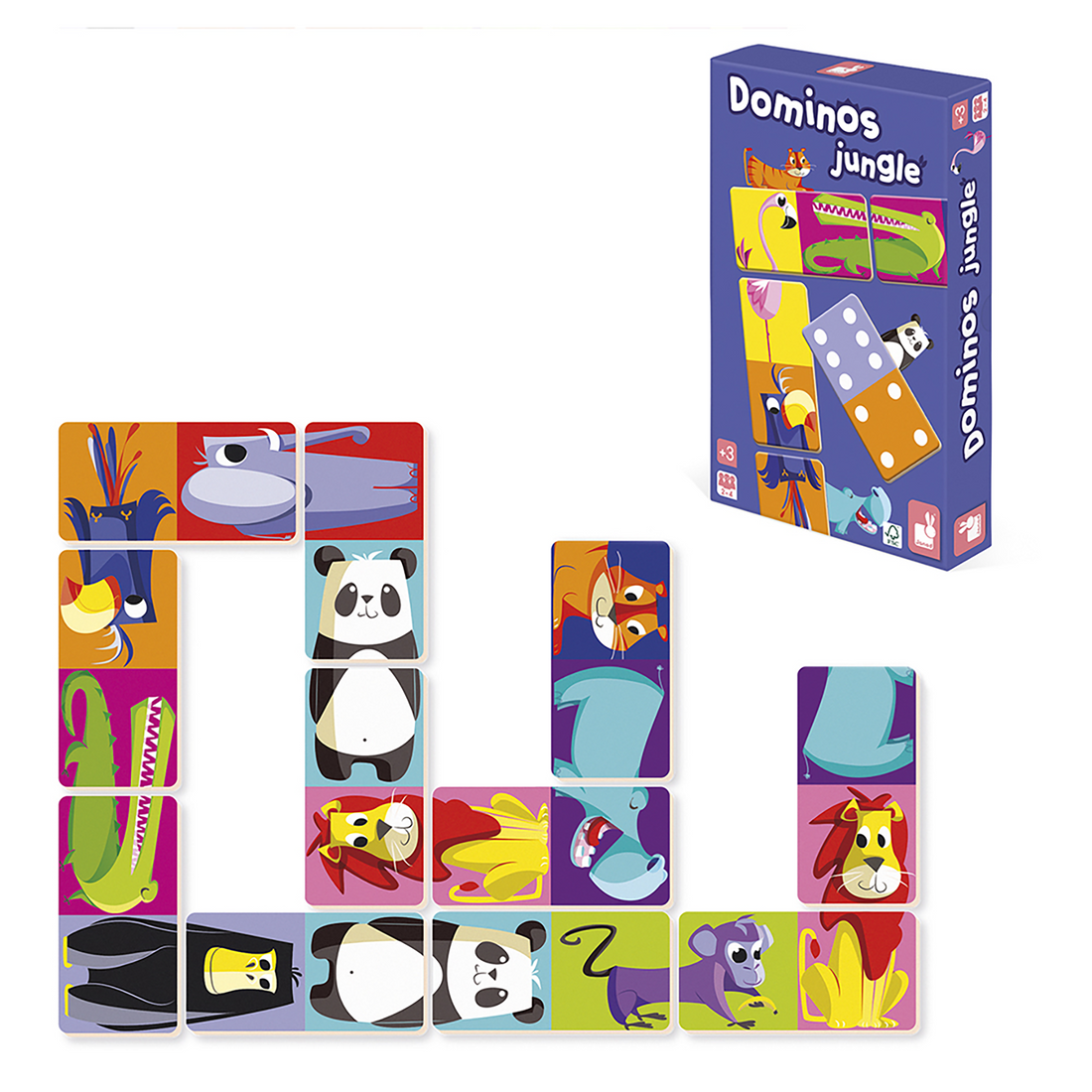 JEU DE DOMINOS - JUNGLE DE DOMINOS JANOD