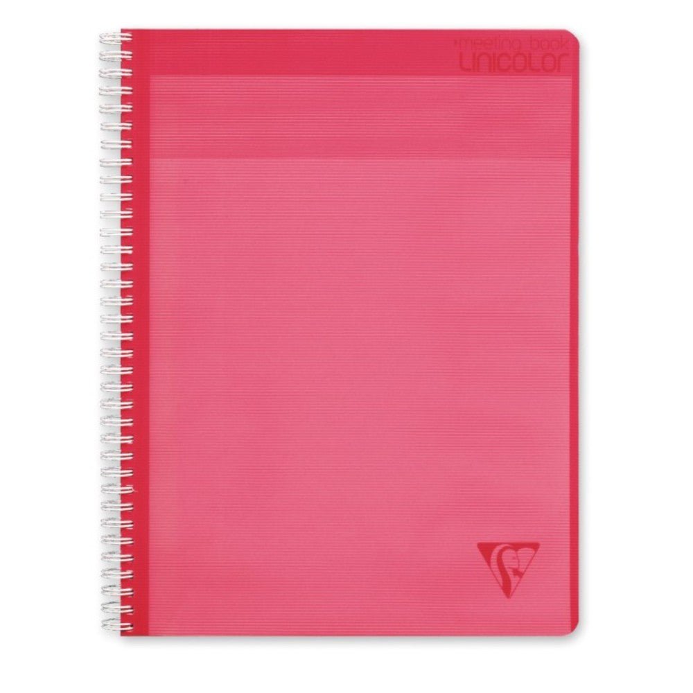 Cahier Linicolor Fresh préimprimé meeting assortis spirale 160 pages A4+ (22,5 x 29,7 cm) by CLAIREFONTAINE