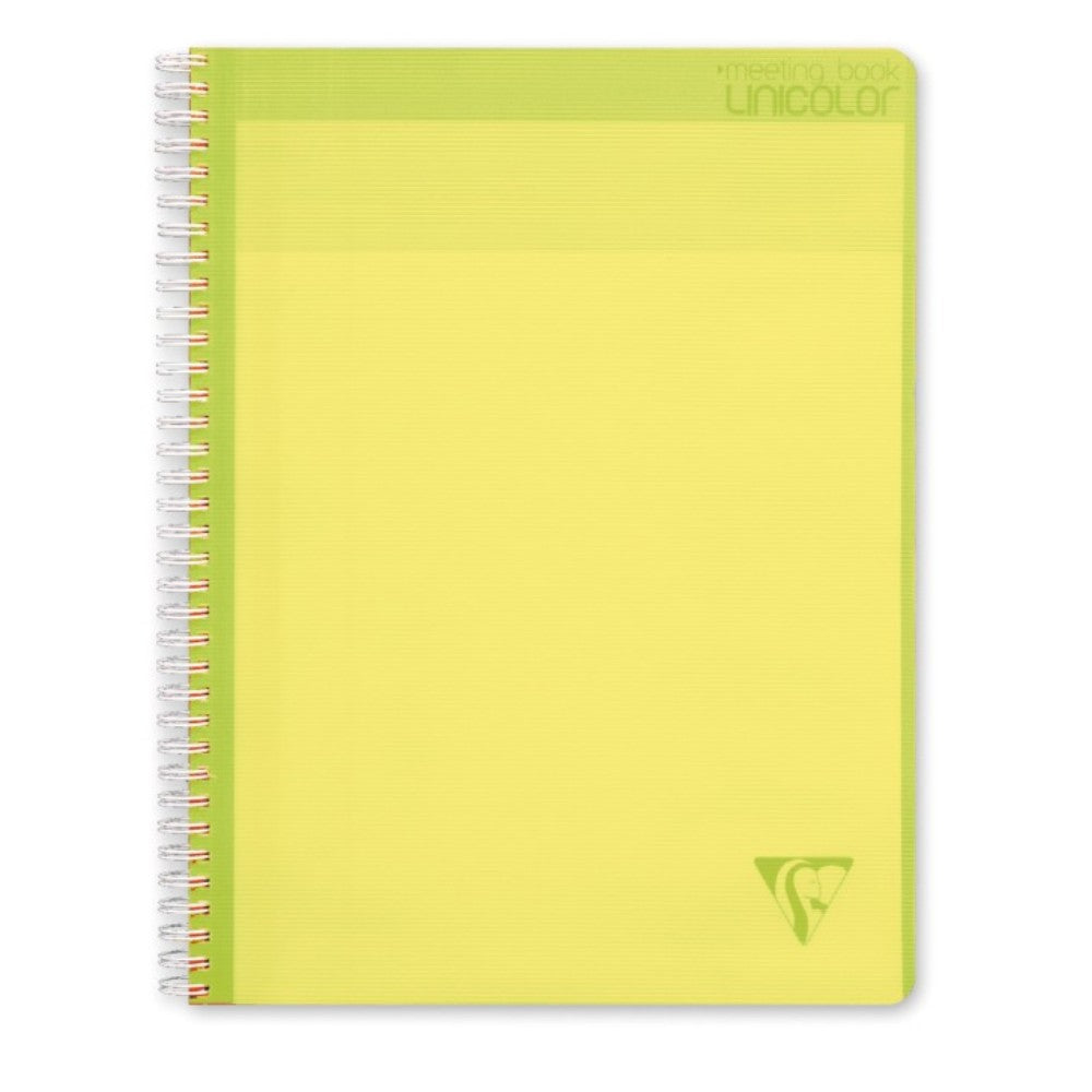 Cahier Linicolor Fresh préimprimé meeting assortis spirale 160 pages A4+ (22,5 x 29,7 cm) by CLAIREFONTAINE
