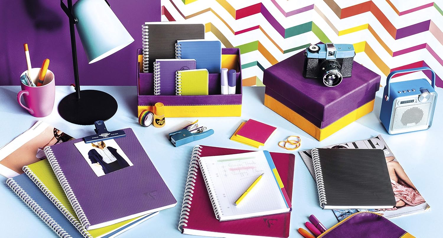 Notebook Linicolor Fresh French Ruled Assorted Spiral 100 pages A4 (8,25 x 11,75 in)