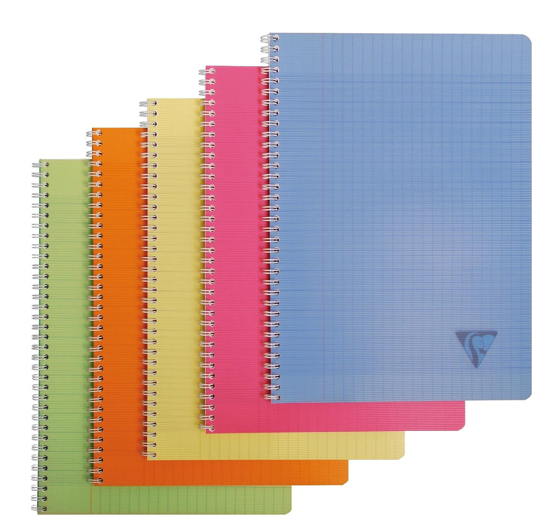 Cahier Linicolor Fresh seyès assortis spirale 100 pages A4 (21 x 29,7 cm) by CLAIREFONTAINE
