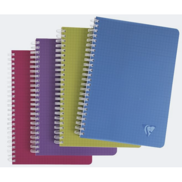 Linicolor int. cahier reliure intégrale 5/5 -assortis- A5. 180 pages (14x21cm) CLAIREFONTAINE