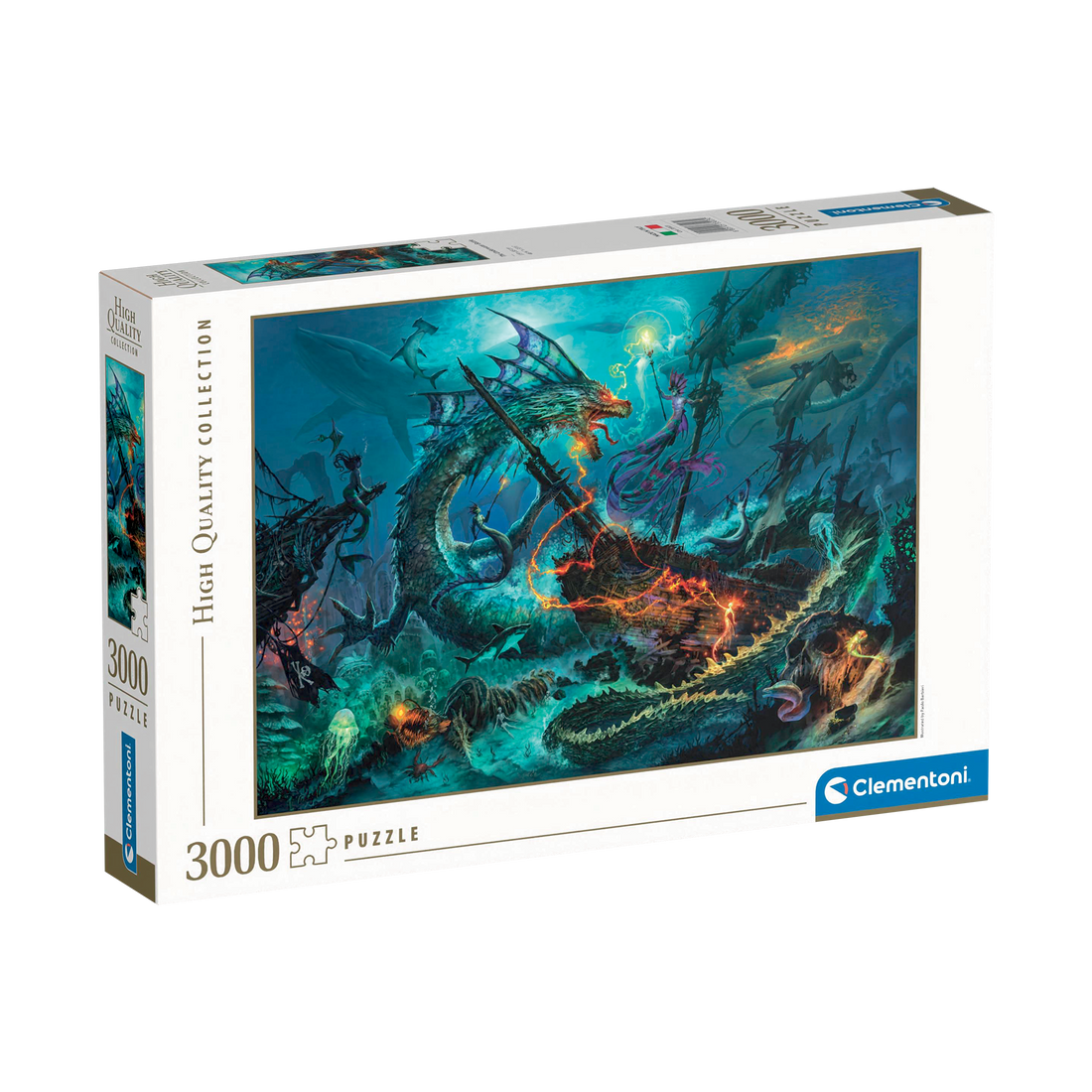 PZ3000: LA BATAILLE SOUS-MARINE CLEMENTONI PUZZLES