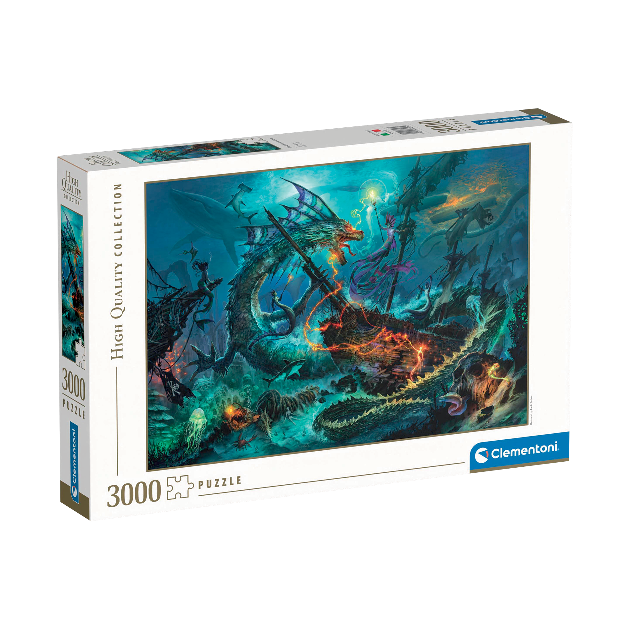 PZ3000: LA BATAILLE SOUS-MARINE CLEMENTONI PUZZLES