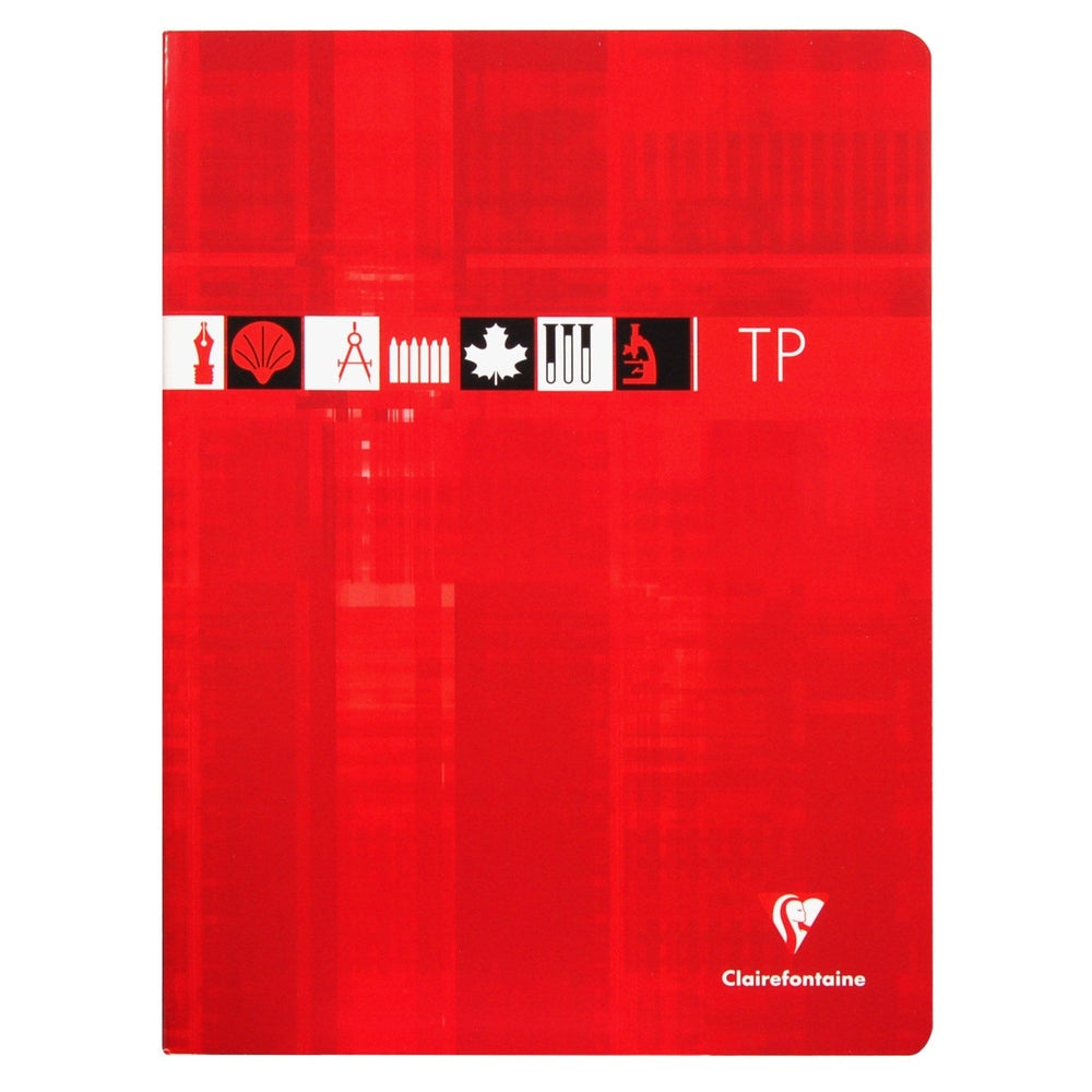 Cahier travaux pratiques agrafé seyès -assortis- 80 pages (24x32cm) CLAIREFONTAINE