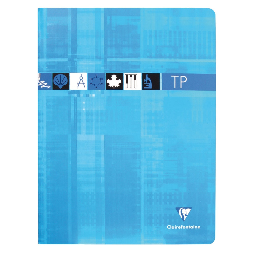 Cahier travaux pratiques agrafé seyès -assortis- 80 pages (24x32cm) CLAIREFONTAINE