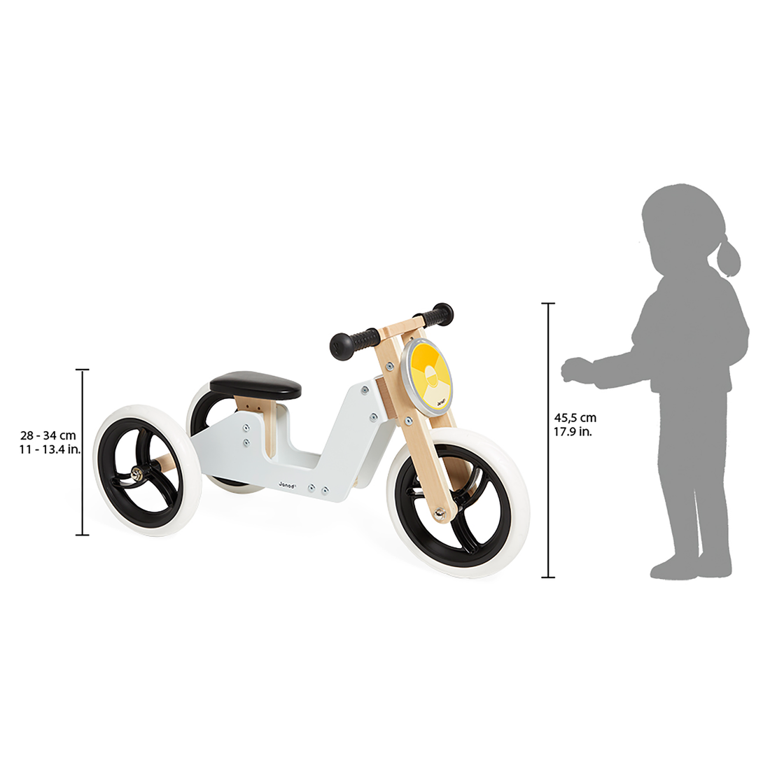 TRICYCLE 2 EN 1 JANOD