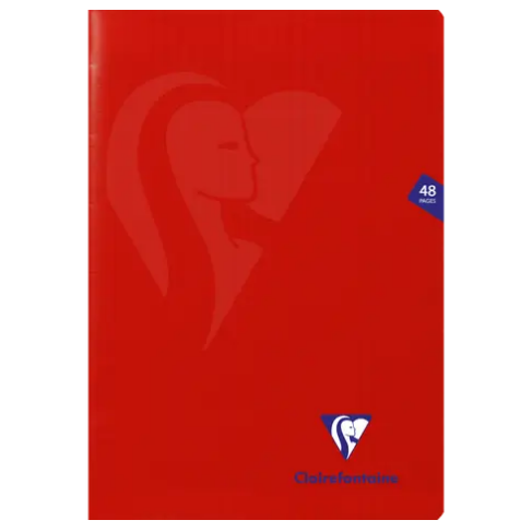 Mimesys, Cahier Agrafé Polypro 21X29,7Cm 24Sh. Seyès Ré CLAIREFONTAINE