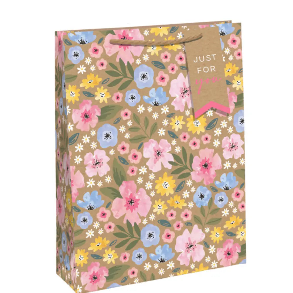 Grand Sac:  Floral 26,5X14X33Cm CLAIREFONTAINE