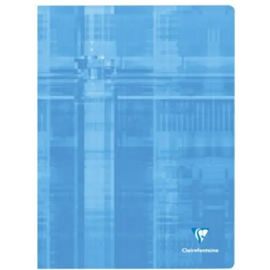 Cahier agrafé vierge -assortis-  96 pages (24x32cm) CLAIREFONTAINE